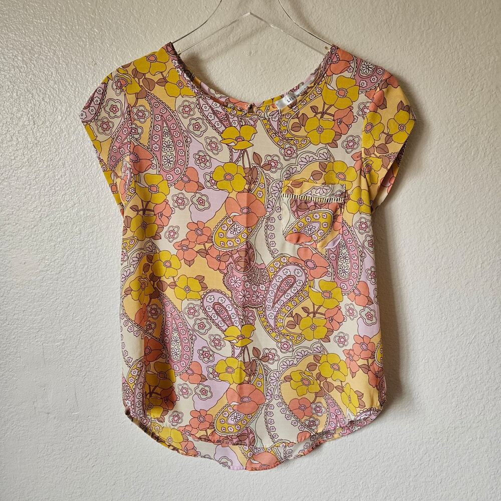 Floral Sheer Top Medium